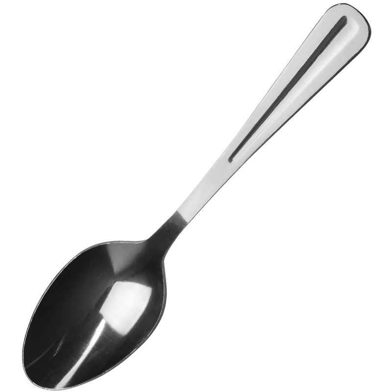 Изображение товара Ложка столовая Luxstahl Bazis 18 см из нержавеющей стали 36 штук