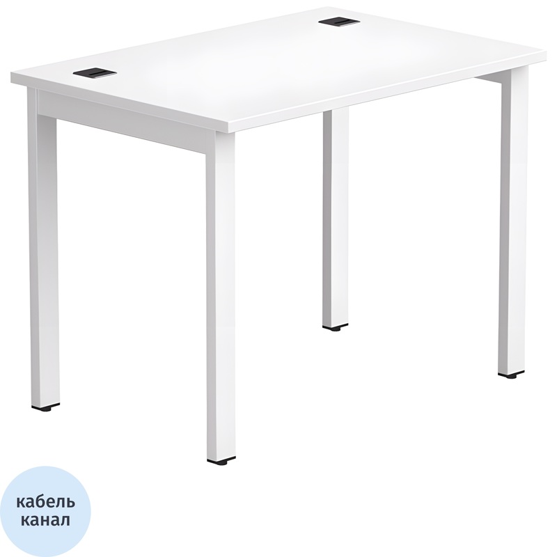 Изображение товара Стол офисный прямой EVO 254S006W39003 белый 1180x670x755 мм