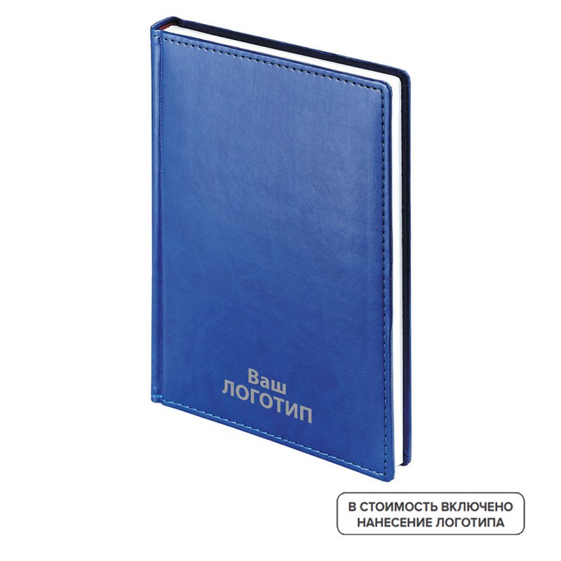 Изображение товара Еженедельник недатированный Bruno Visconti Velvet искусственная кожа А4 136 листов синий