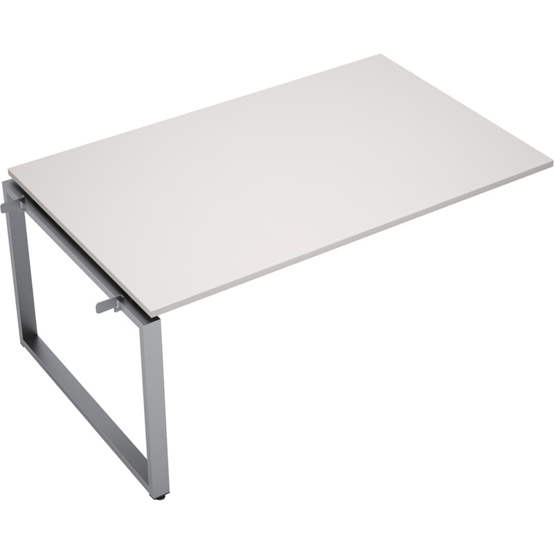 Изображение товара Элемент стола для переговоров Avance 6МПС-О.602 белый/алюминий матовый 1200х1000х750 мм