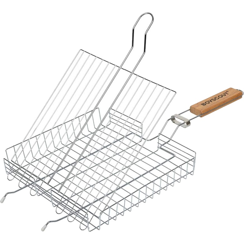 Изображение товара Решётка-гриль для мангала Boyscout 25x25 см глубокая (61641)