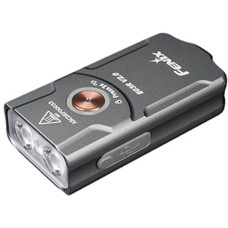 Изображение товара Фонарь ручной светодиодный Fenix E03R EDC V2.0 аккумуляторный (E03RV20BL)