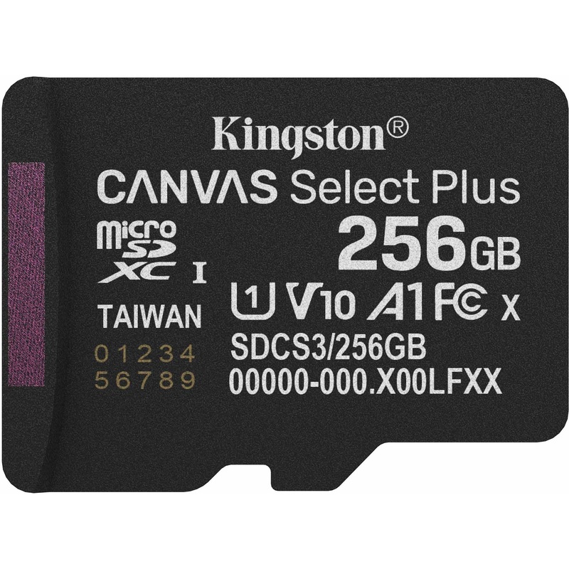 Изображение товара Карта памяти Kingston 256ГБ micro SDXC UHS-I U1 V10 A1