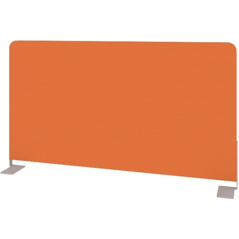Изображение товара Экран к столу Metal System Style Б.ТЭКР-72 с боковым креплением оранжевый 720х390 мм