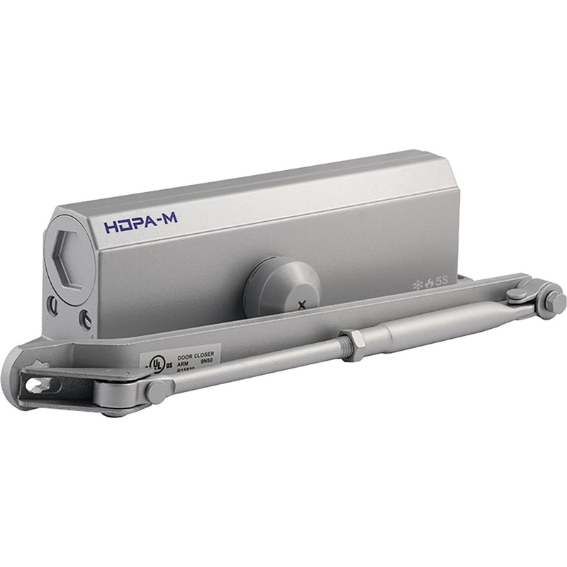 Изображение товара Доводчик дверной Нора-М №5S до 180 кг серый (5007)