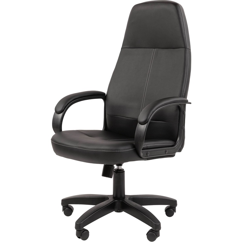 Изображение товара Офисное кресло для руководителя Комус Мебель Easy Chair 674, черное, экокожа