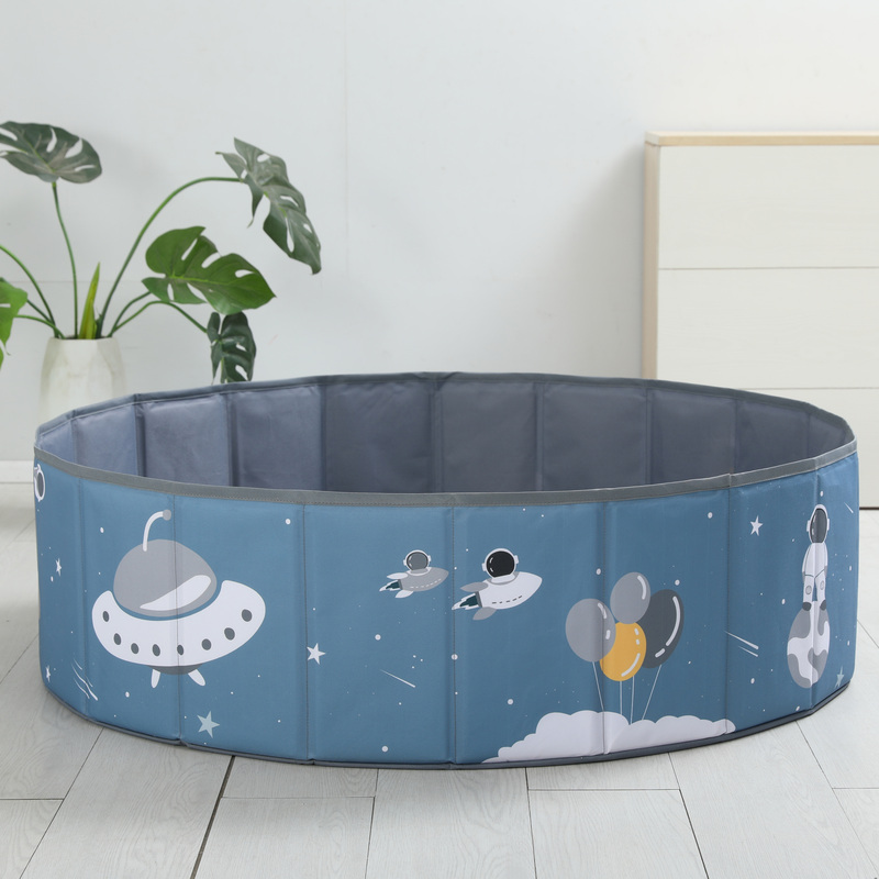 Изображение товара Детский сухой бассейн для шариков Unix Kids Space Blue 100х100х30 см