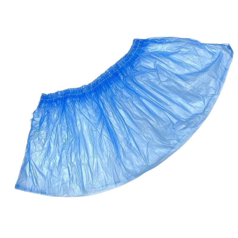 Изображение товара Одноразовые полиэтиленовые бахилы Unite повышенной плотности 20 мкм синие 1250 пар