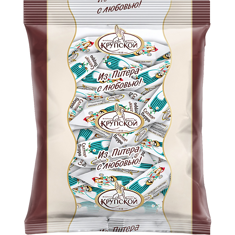 Изображение товара Шоколадные конфеты Сказки Перро молочные с вафлями 1 кг