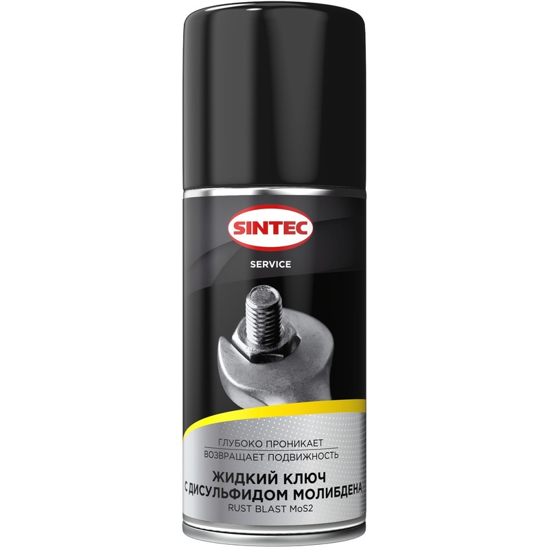 Изображение товара Смазка Sintec Rust Blast MoS2 аэрозоль 210 мл универсальное средство