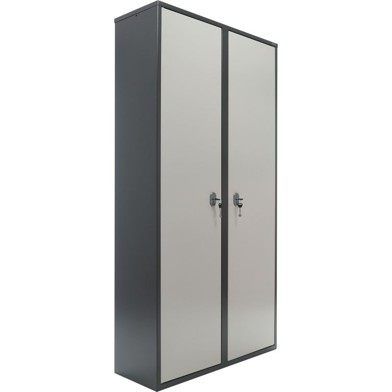 Изображение товара Металлический архивный шкаф Aiko SL-185/2 серый 920x340x1800 мм