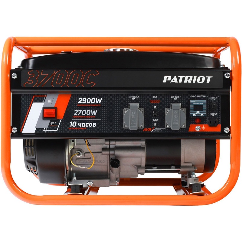 Изображение товара Бензиновый генератор Patriot GRS 3700C 2.9 кВт 230В с автоматическим регулятором напряжения