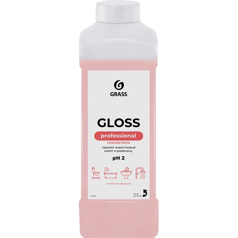 Изображение товара Средство для уборки санитарных помещений Grass Gloss Concentrate 1 л (концентрат)