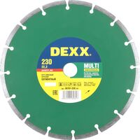 Диск алмазный по бетону Dexx Multi Universal сегментный 230x2.4 мм (36701-230_z01)