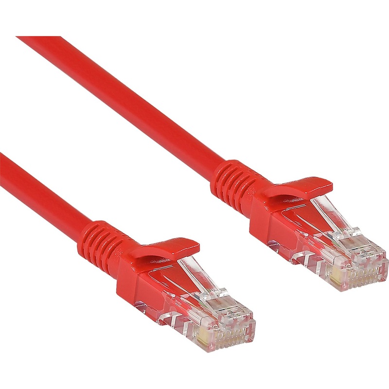 Изображение товара Патч-корд витая пара ExeGate UTP-RJ45-RJ45 0.5 м кат 5e красный