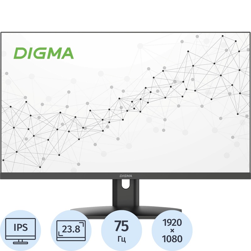Изображение товара Монитор 23.8" Digma Progress 24P201F чёрный (DM24SB10) Изображение товара Монитор 23.8" Digma Progress 24P201F чёрный (DM24SB10)