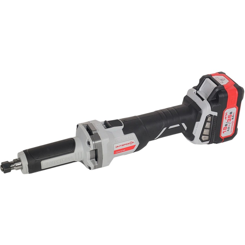 Изображение товара Аккумуляторная шлифмашина Интерскол ПШМ-8/36В профессиональная бесщеточная