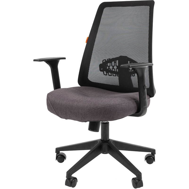 Изображение товара Офисное кресло Chairman 535 LT серое черное с регулировками для долгой работы