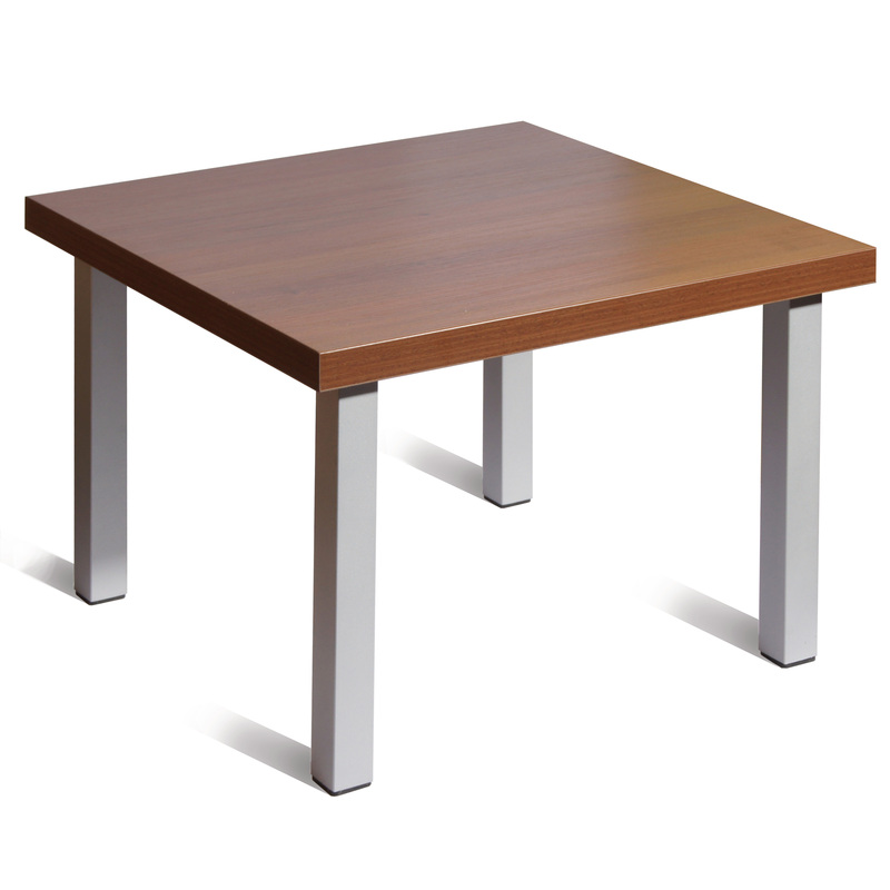 Изображение товара Журнальный стол Триада орех алюминий 60x60 см Высота 43 см Россия