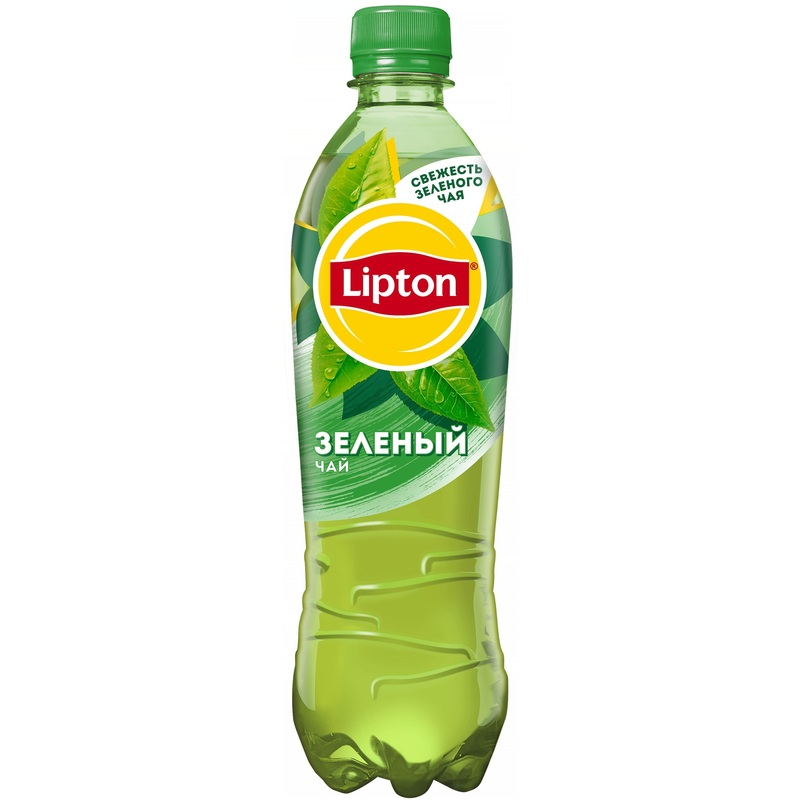 Изображение товара Чай холодный Lipton зеленый 0.5 л — освежающий напиток