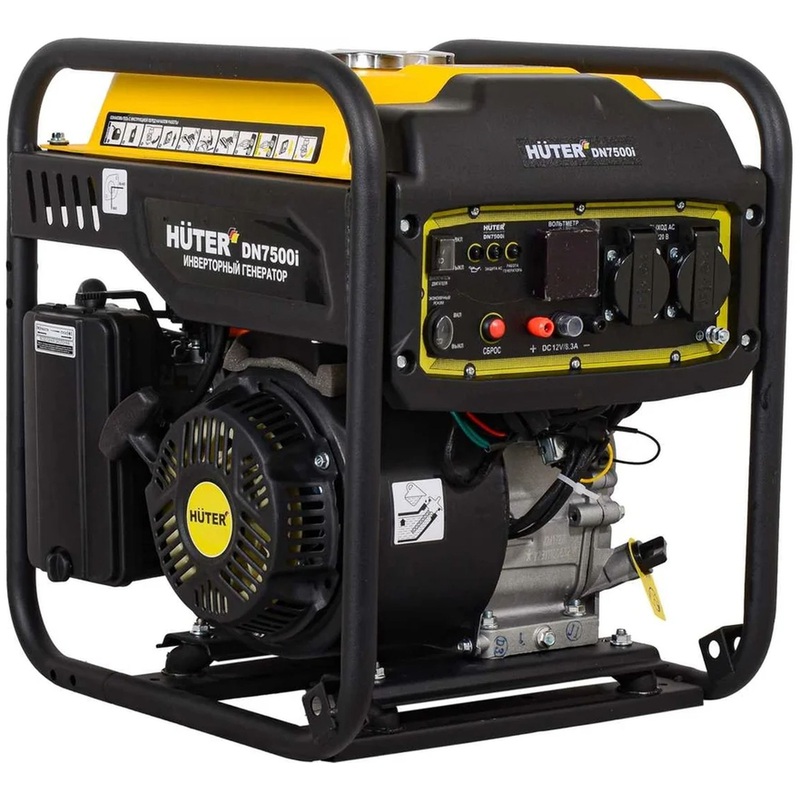 Изображение товара Генератор бензиновый Huter DN7500i инверторный для резервного питания