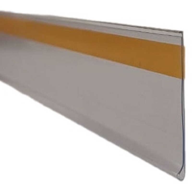 Изображение товара Ценникодержатель полочный самоклеящийся DBR39 длина 860 мм прозрачный