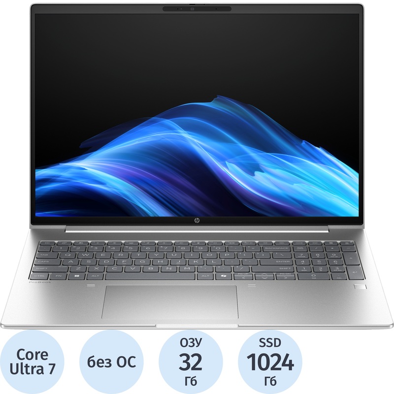 Изображение товара Ноутбук HP ProBook 4 G1i 16" Core Ultra 7 255U 32 ГБ/SSD 1024 ГБ Изображение товара Ноутбук HP ProBook 4 G1i 16" Core Ultra 7 255U 32 ГБ/SSD 1024 ГБ