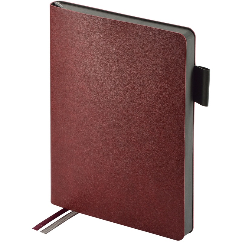 Изображение товара Ежедневник Bruno Visconti Boston А5 искусственная кожа 136 листов бордовый стильный