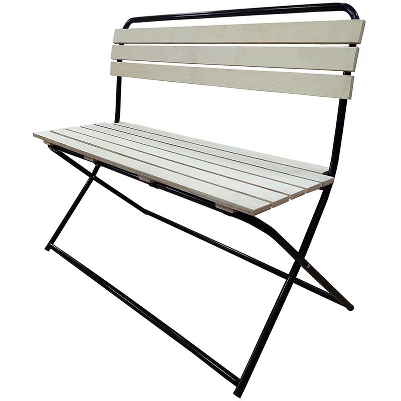 Изображение товара Скамья садовая Престиж (бежевая, 1120х370х845 мм)