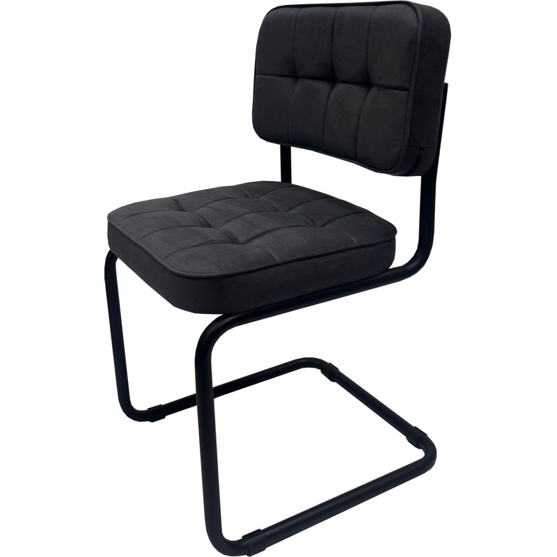 Изображение товара Офисный складной стул РС 01.00.14М из ткани и металла серый и чёрный