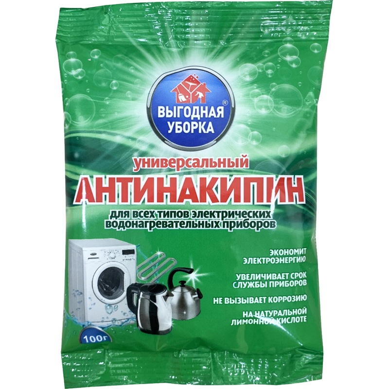 Изображение товара Средство для удаления накипи Выгодная уборка Антинакипин порошок 100 г
