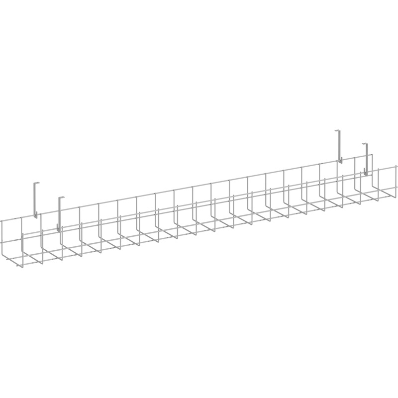 Изображение товара Кабель-канал Metal System KK-S-100U серый горизонтальный для организации проводов