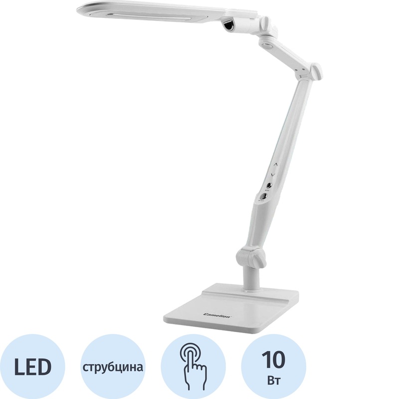 Изображение товара Светильник настольный Camelion KD-831 C01 белый с сенсорным управлением