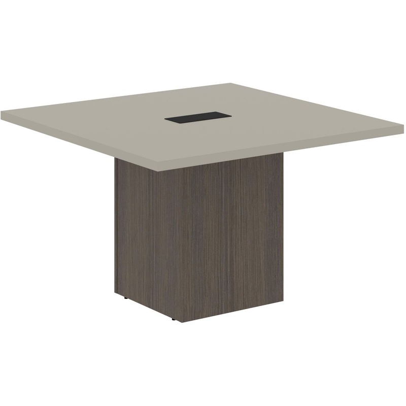 Изображение товара Стол руководителя аметист/дуб сильвер 1200х750х1200 мм офисный мебель