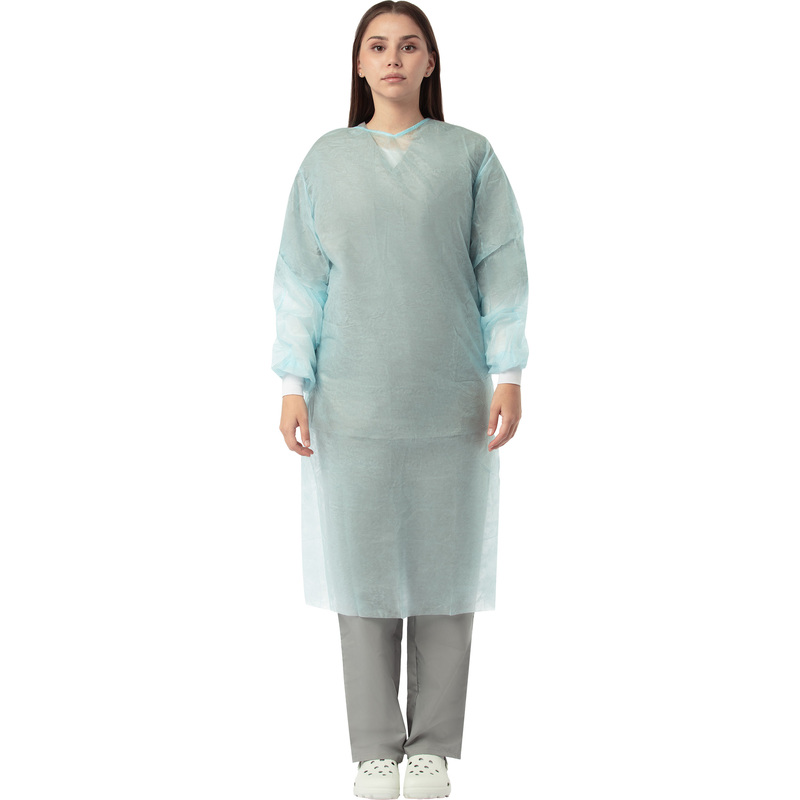 Изображение товара Одноразовый хирургический халат Новотекс размер 50-52 голубой стерильный