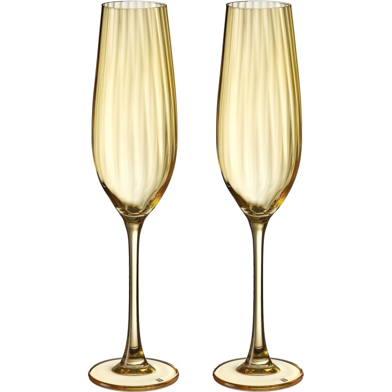 Изображение товара Набор бокалов для шампанского Crystal Bohemia Columba Optic 260 мл (2 штуки)