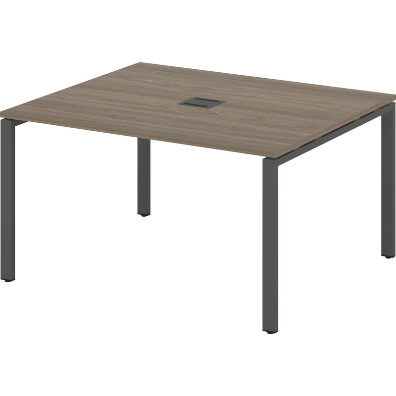 Изображение товара Офисный переговорный стол SN-6P.SPRG-033 из ЛДСП с металлическим каркасом