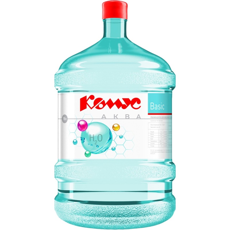Изображение товара Вода питьевая Комус Аква 19 л (возвратная тара)