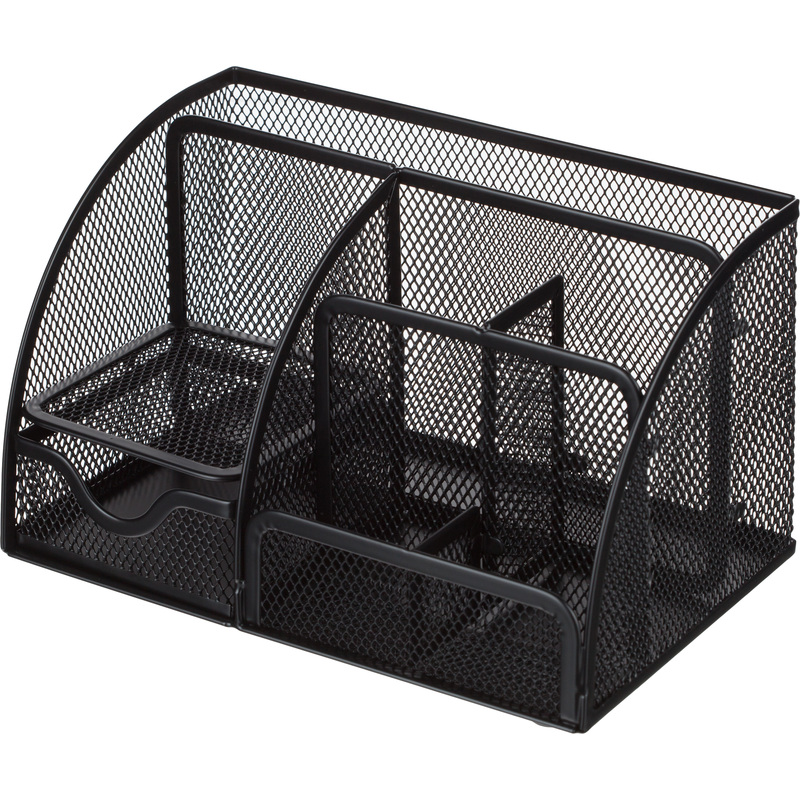 Изображение товара Подставка-органайзер для канцелярских принадлежностей Attache 7 отделений черная