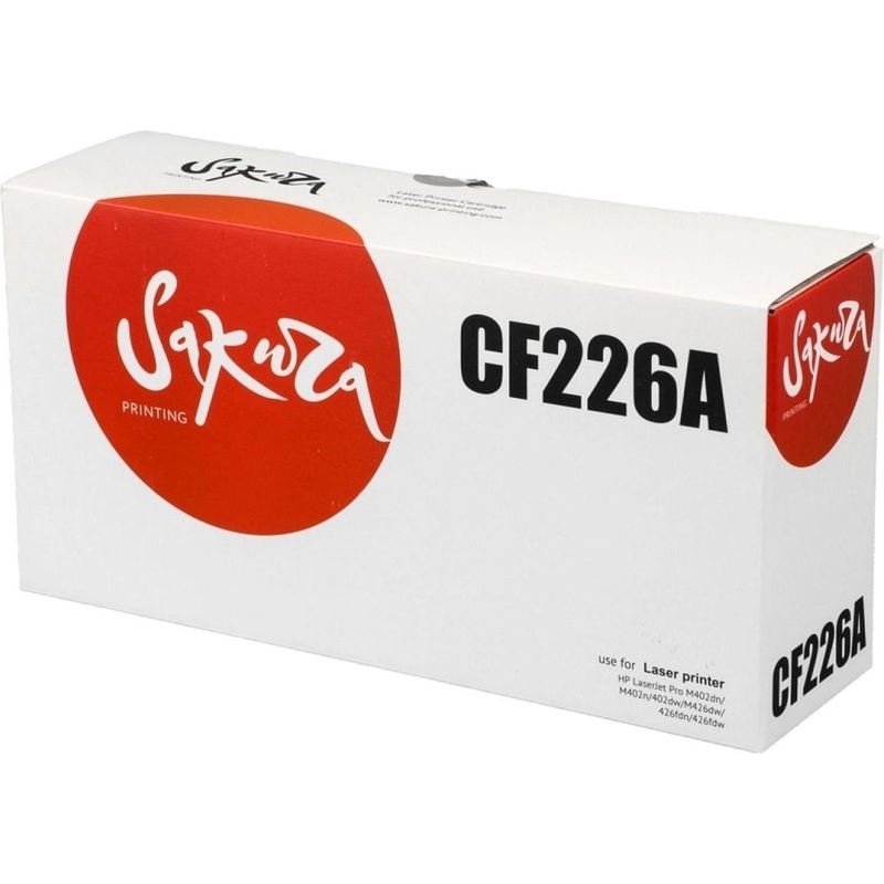Изображение товара Картридж Sakura 26A CF226A для HP черный лазерный совместимый 3100 страниц
