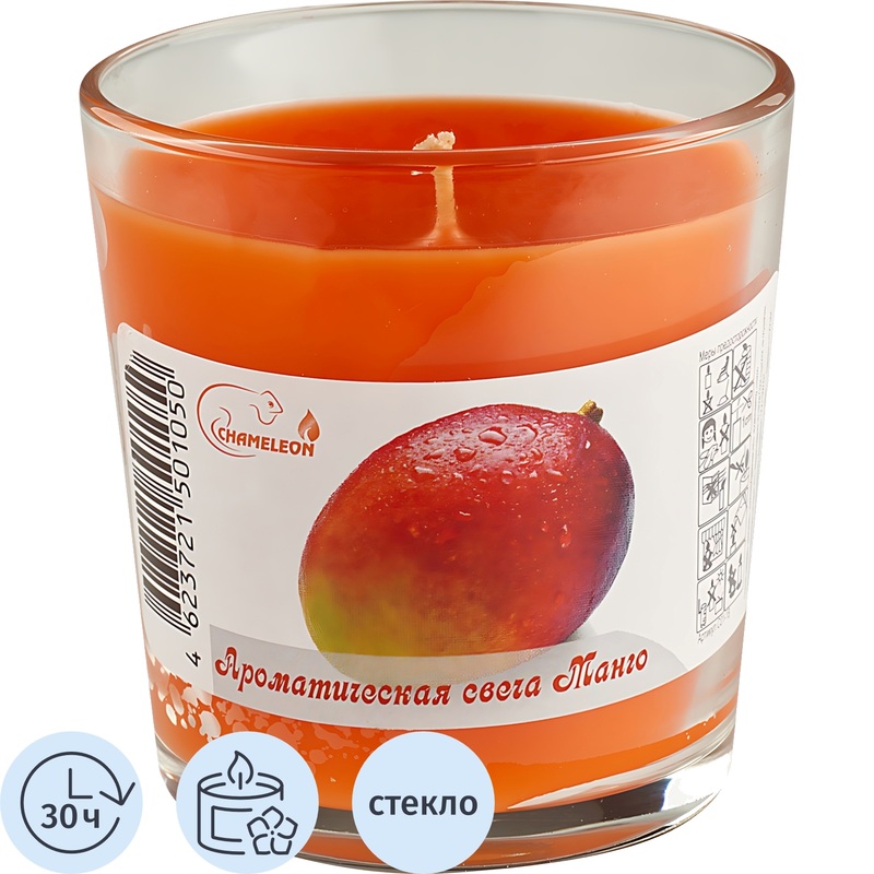 Изображение товара Ароматическая свеча в стакане Манго 8.2x7.9 см