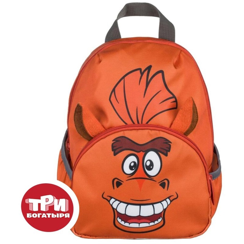 Изображение товара Дошкольный рюкзак Комус Три богатыря Юлий износостойкий с регулировкой лямок