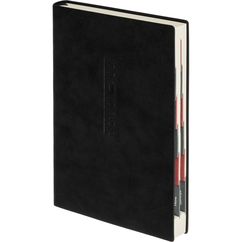 Изображение товара Ежедневник 2026 год Escalada искусственная кожа А6+ 176 листов черный