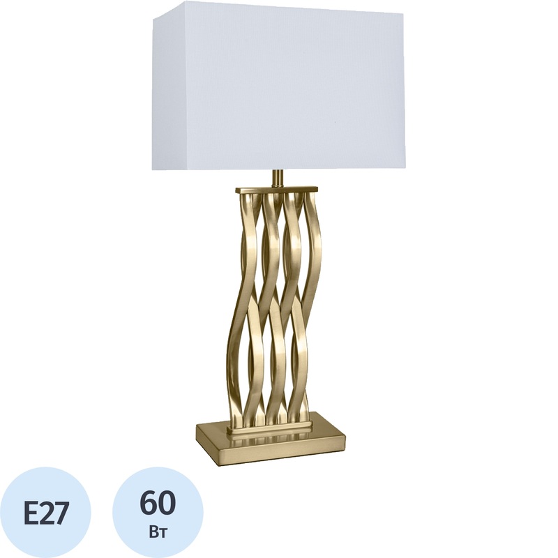 Изображение товара Настольный светильник Arte Lamp с медным корпусом и белым плафоном Изображение товара Настольный светильник Arte Lamp с медным корпусом и белым плафоном
