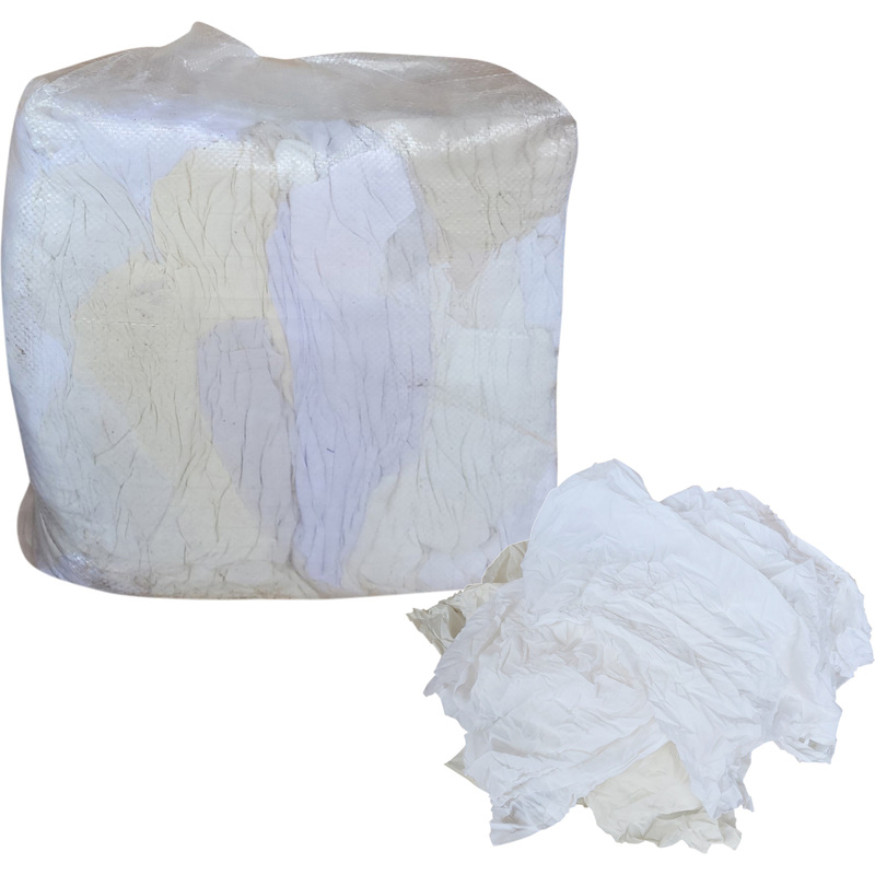 Изображение товара Ветошь постельная белая 10 кг для уборки и полировки