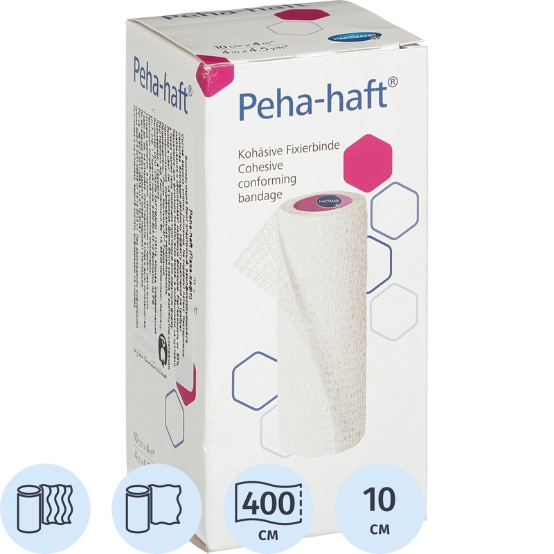 Изображение товара Самофиксирующийся эластичный бинт Peha-haft 4 м x 10 см Германия