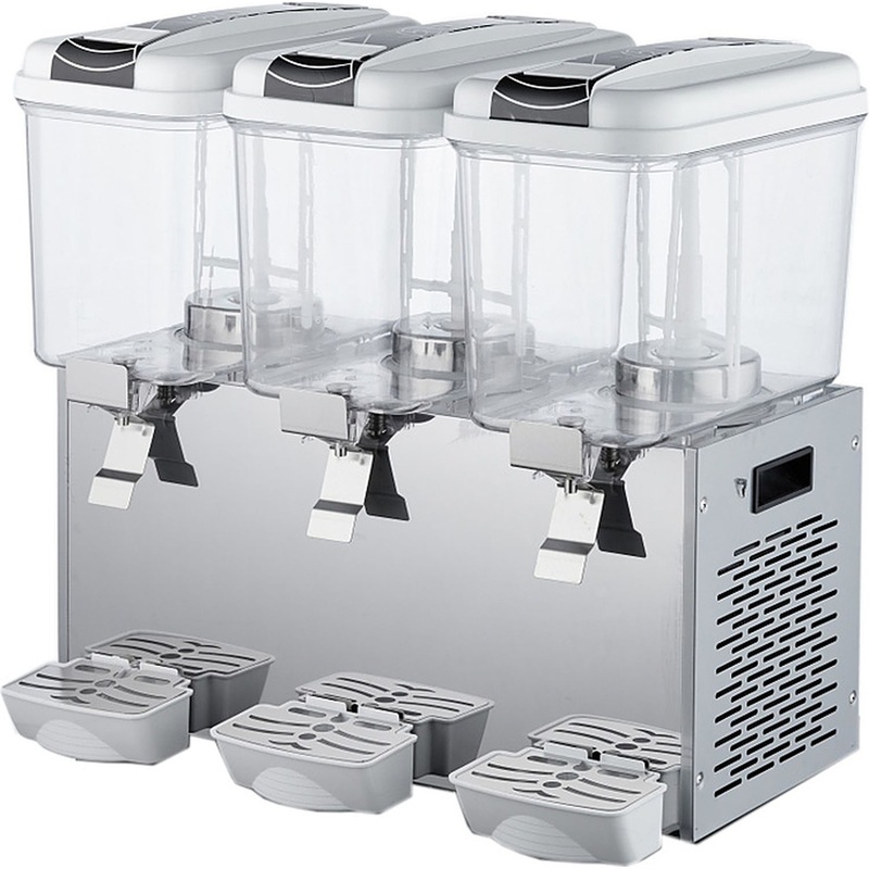 Изображение товара Сокоохладитель Hurakan HKN-LSJ18Lx3 3 емкости 54л для напитков охлаждение