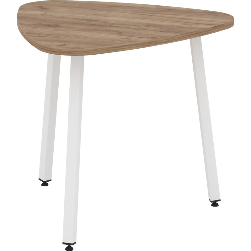 Изображение товара Стол для переговоров Style Project SN-4.SPRG-70.3 дуб табак белый 900х900х750