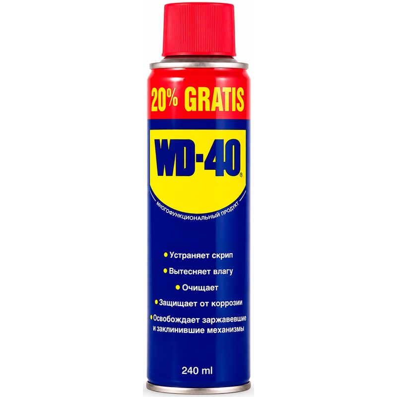 Изображение товара Смазка универсальная WD-40 аэрозоль 240 мл (70343)