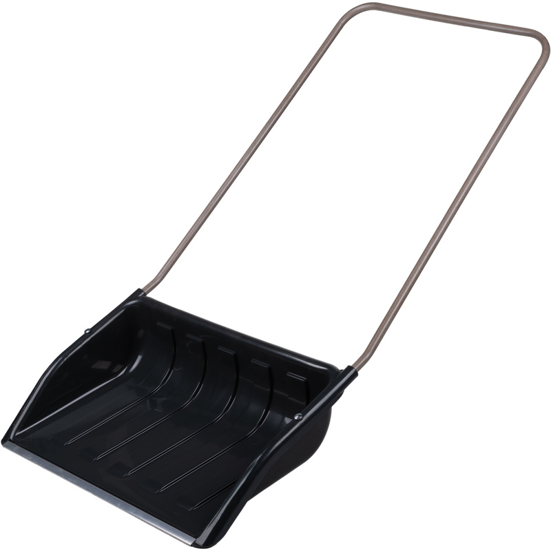 Изображение товара Движок для уборки снега РусТрейд пластик 50x70 см с метал накладкой